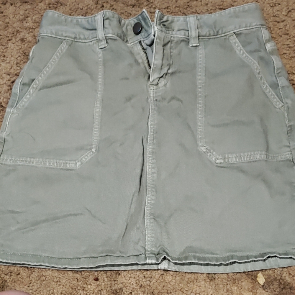 Vineyard Vines Gray Skater Skirt